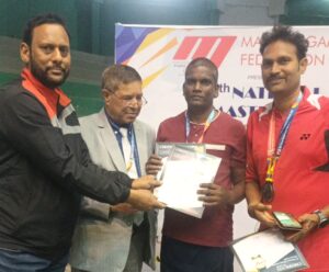 AVMCH Staff won Silver Medal for Badminton