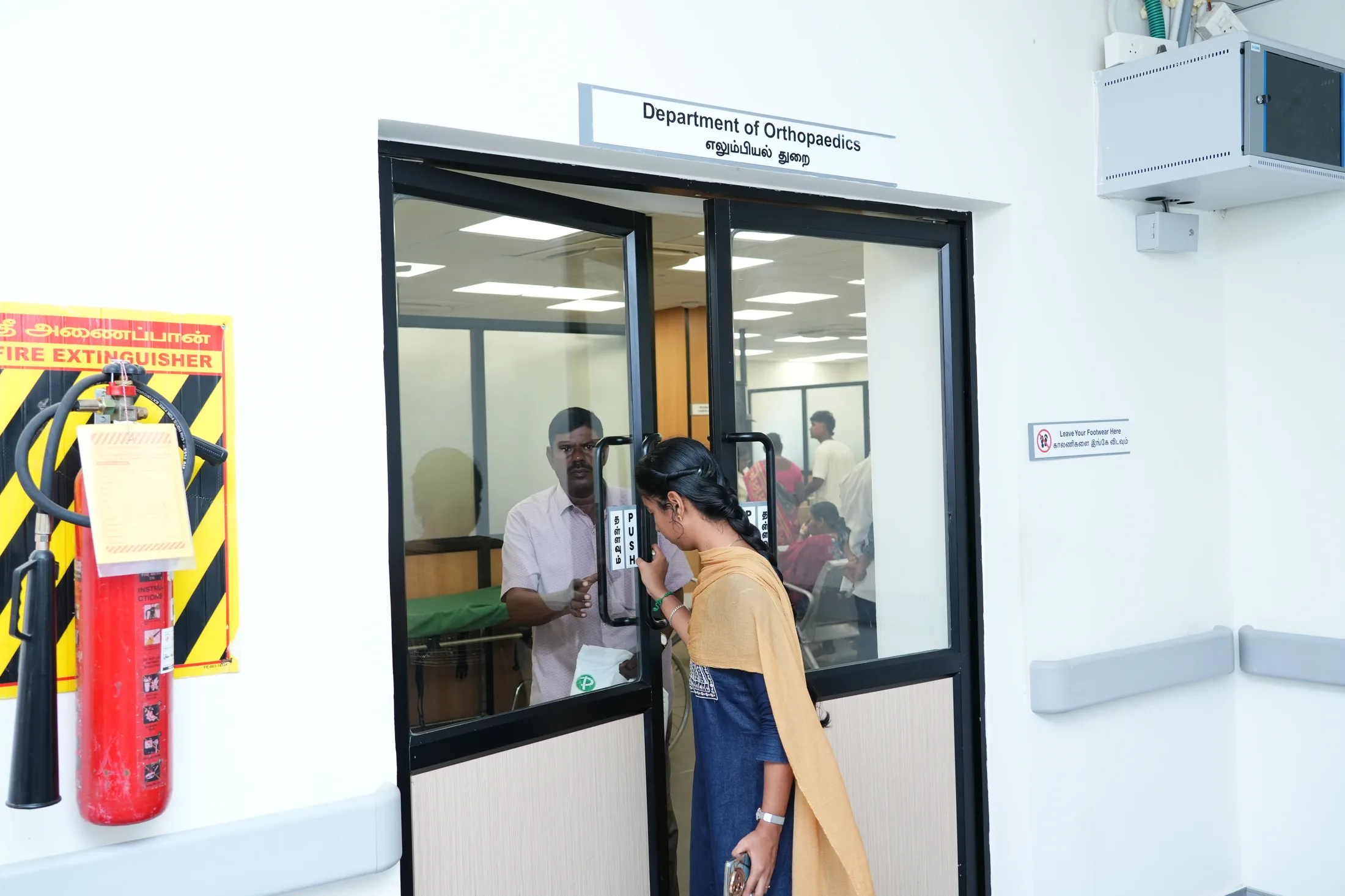 Patients entering the Department of Orthopaedics OPD